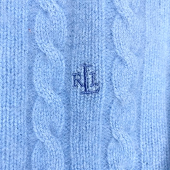 Ralph Lauren Cashmere Cable Knit Sweater - Picture 3 of 5